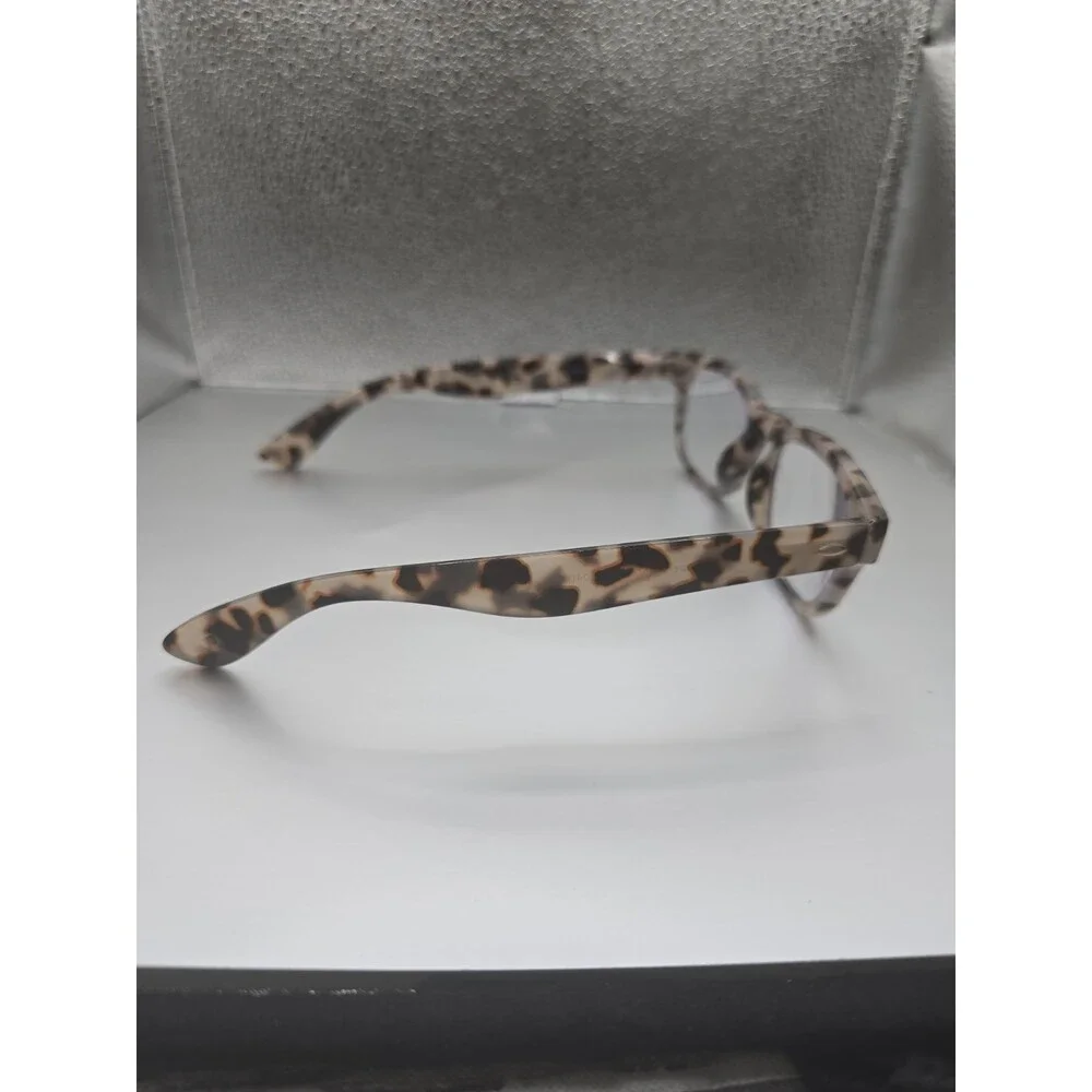 Peepers Grey Tortoise Blue Light Block Reading Glasses 2600 Clark +2.50 Academia